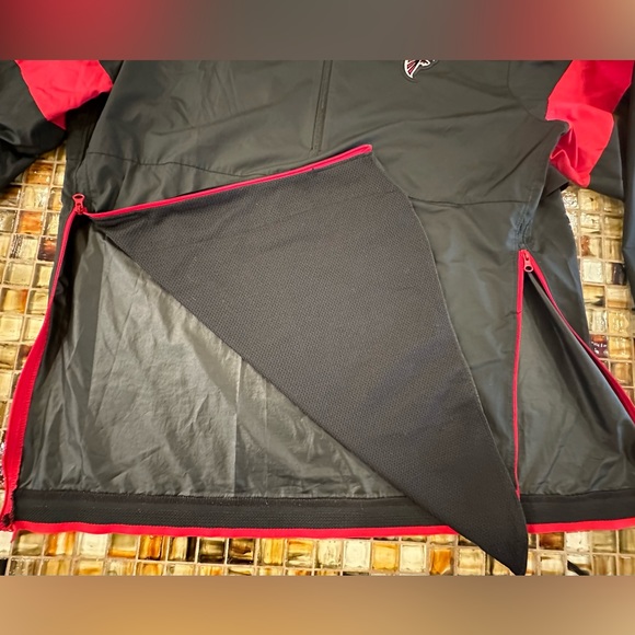 Nike NFL Onfield Apparel Atlanta Falcons Lightweight 1/4 Zip Pullover~M~Ex Cond! - Picture 13 of 15